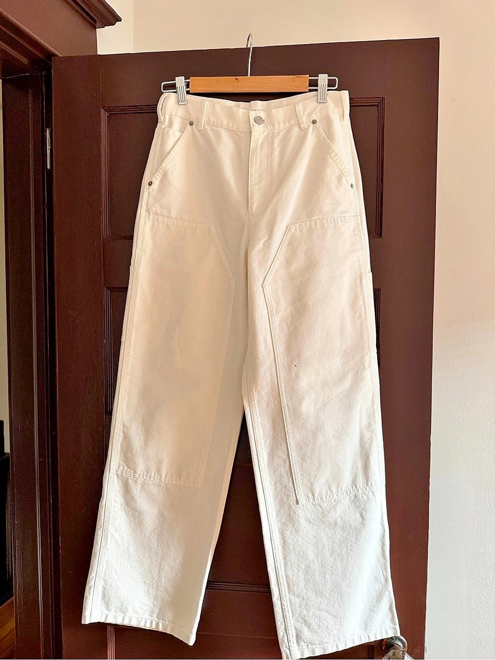 A.L.C. Rae Carpenter Pant. Wide Leg Pants White Small NWT